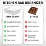 HIMUS Food Storage Bag Organizer - 4 Slot Organizer - Image 6
