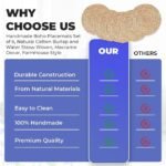 Handmade Boho Placemats Set of 6 - Image 6